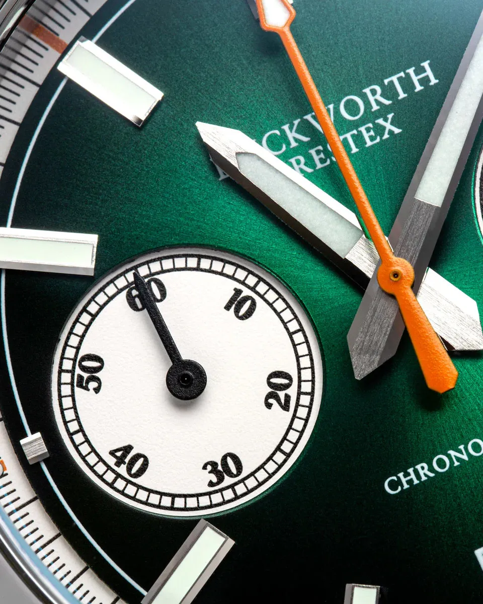 DP Watch Chronograph 42 Green Green Rubber